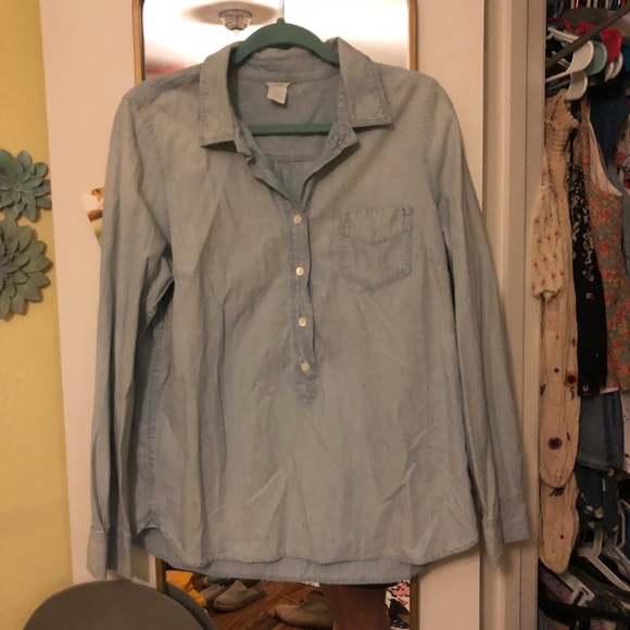J. Crew Tops - JCREW Buttondown Chambray J. Crew Tops - JCREW Buttondown Chambray
